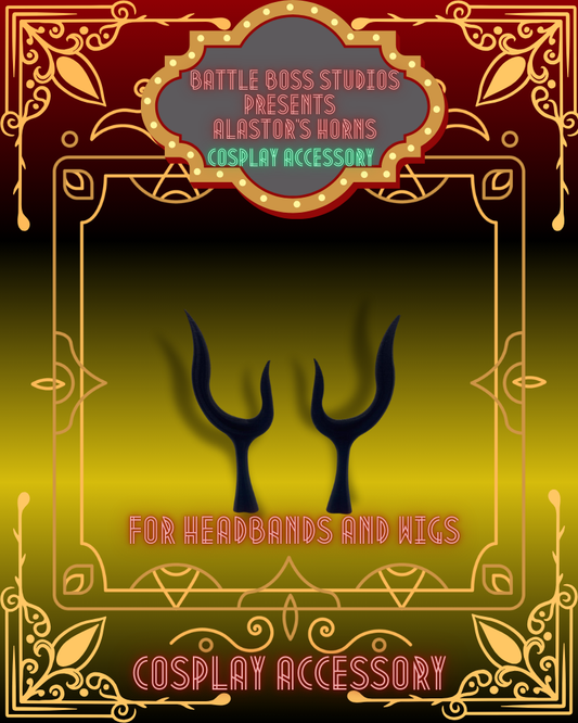 Hazbin Hotel Alastor Cosplay Antlers