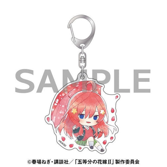The Quintessential Quintuplets Acrylic Keychain - Umbrella - Nakano Itsuki