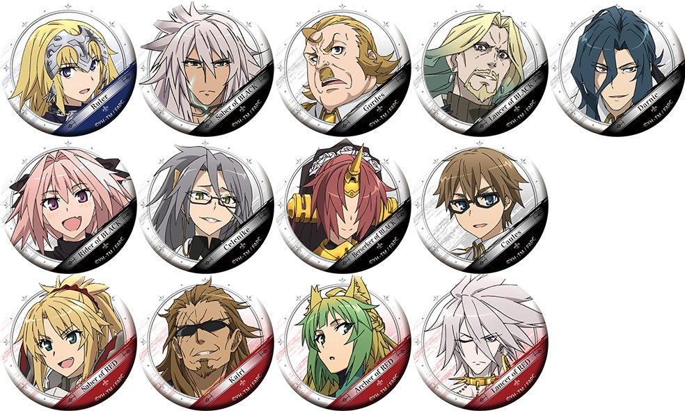 Fate/Apocrypha Chara Badge Collection Vol.1 (1 Random Blind Pack)