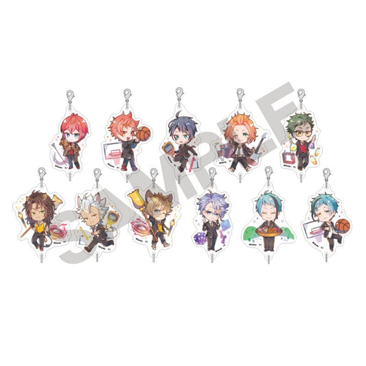 Disney Twisted Wonderland Trading Tsunagaru Acrylic Key Chain Charactive Vol. 1 (1 random blind pack)