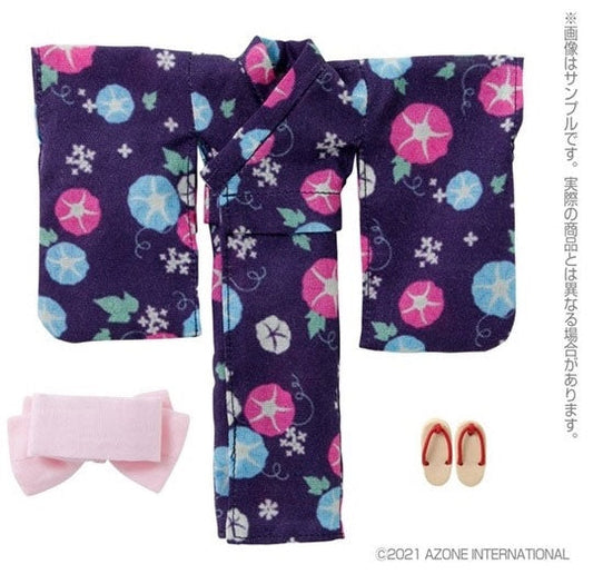 Azone Picconeemo 1/12 Yukata Set -Morning Glory and Maiden- (Navy)