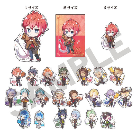 Disney Twisted Wonderland Trading Sticker Charactive (1 random blind pack)