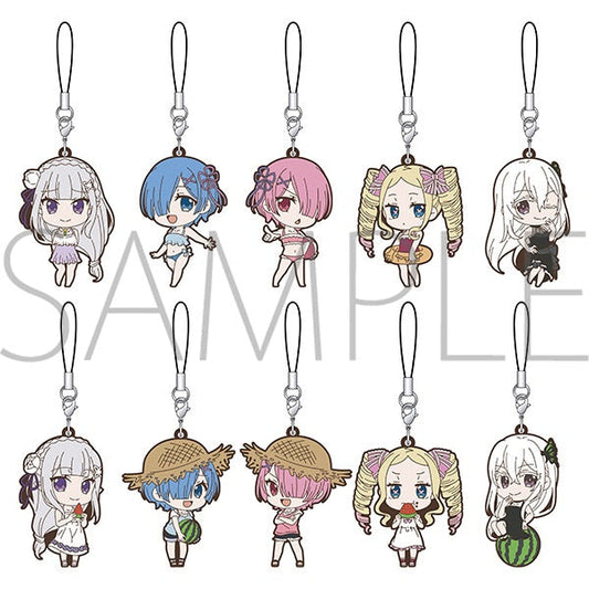 Re:Zero Rubber Strap Collection Summer Vol.2 (1 Random Blind Pack)