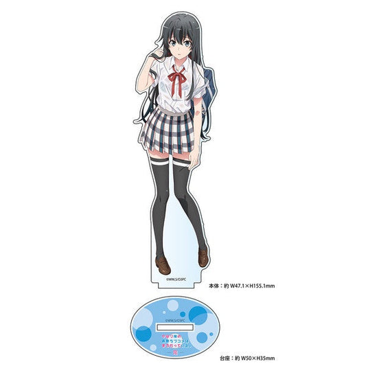 My Teen Romantic Comedy SNAFU Big Acrylic Stand - Shelter from the Rain - Yukinoshita Yukino