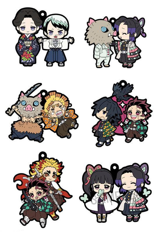 Demon Slayer MegaHouse Rubber Mascot Buddycolle Vol.4 (1 Random Blind Pack)