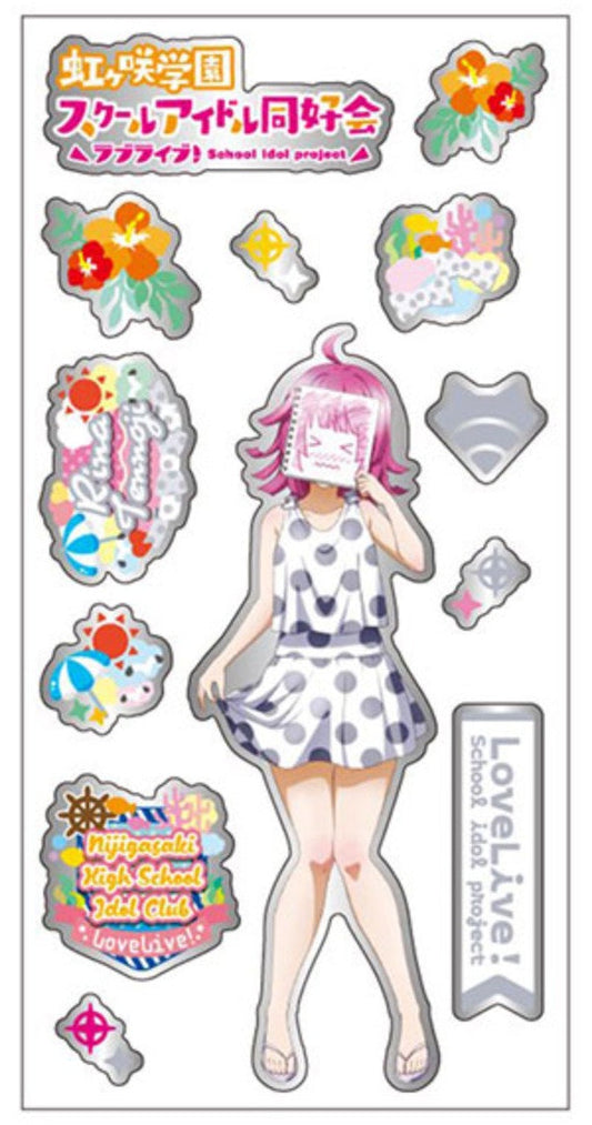 Love Live! Nijigasaki School Idol Club 3D Metal Sticker Set - Tennouji Rina