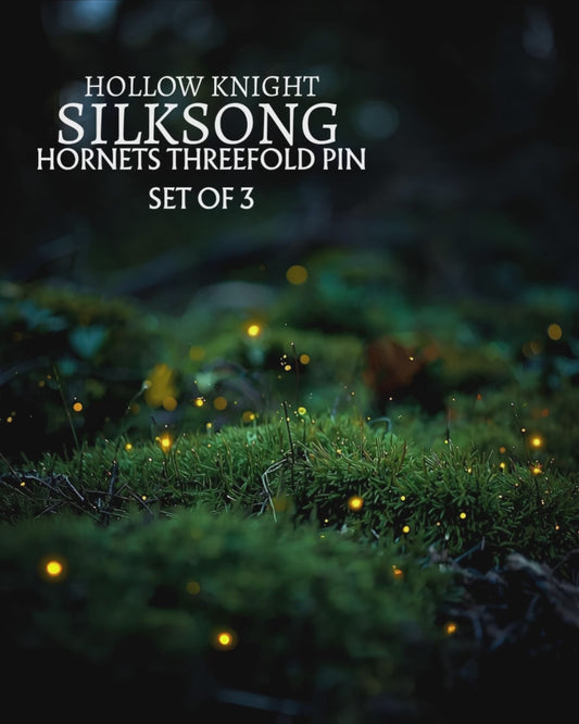 Hornets Threefold Pin Set Silksong Cosplay Prop