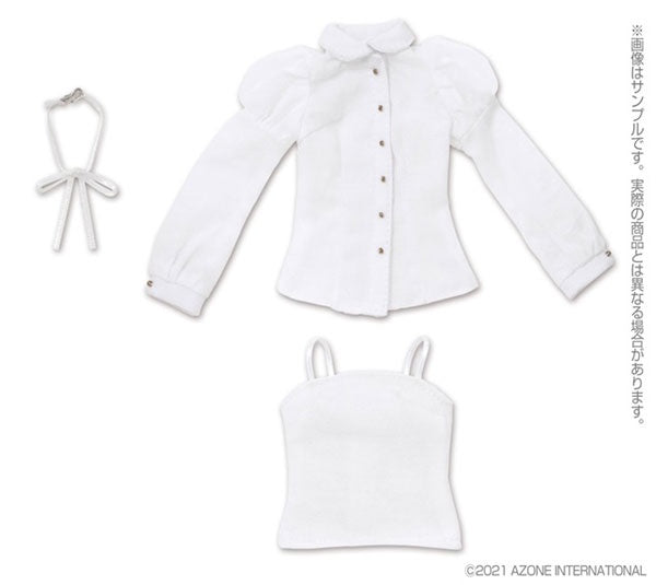 Azone Pureneemo 1/6 PNM Classical Blouse & Camisole Set (White)