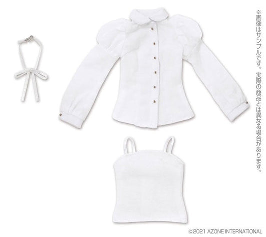 Azone Pureneemo 1/6 PNM Classical Blouse & Camisole Set (White)
