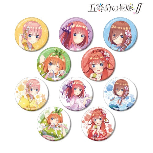 The Quintessential Quintuplets Season 2 [Especially Illustrated] Cherry Blossoms Wasou Ver. Trading Can Badge (1 Random Blind Pack)