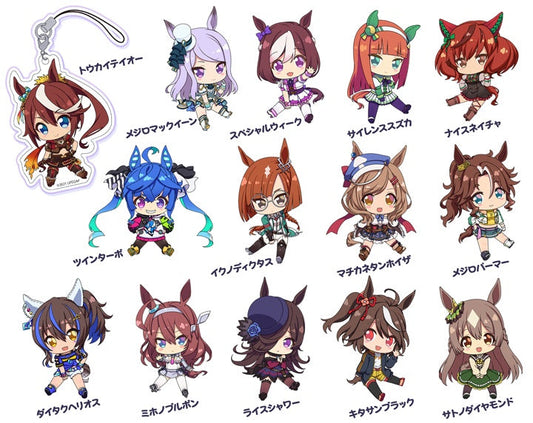 Uma Musume Pretty Derby Season 2 Petanko Trading Acrylic Strap (1 Random Blind Pack)