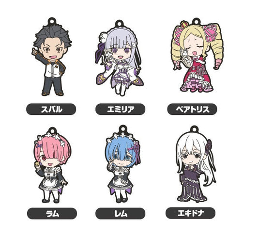 Re:Zero Nendoroid Plus Collectible Keychains (1 Random Blind Pack)