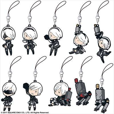 Nier: Automata Trading Rubber Strap (1 Random Blind Pack)