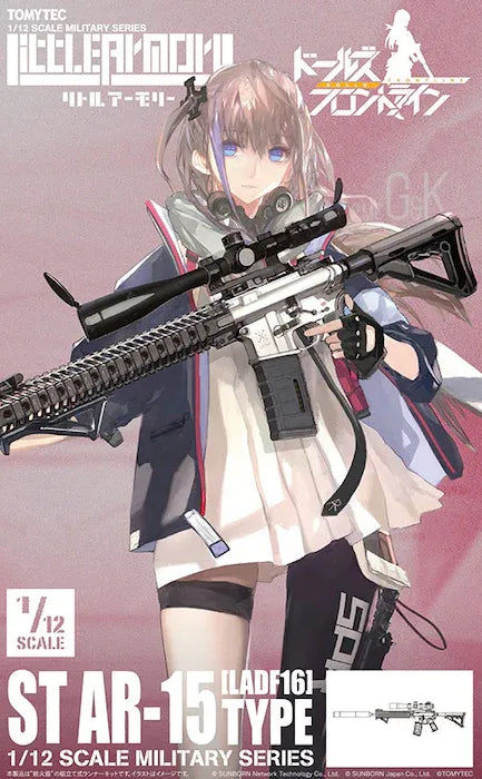 TOMYTEC 1/12 Little Armory (LADF16) Dolls Frontline ST AR-15 Type Plastic model