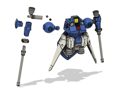 Leo D Unit Model kit - Gundam Wing